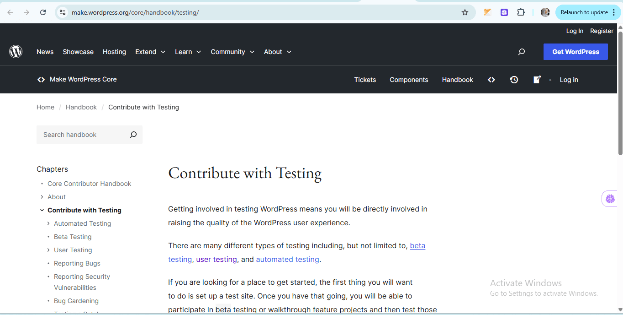  WordPress Core contributions